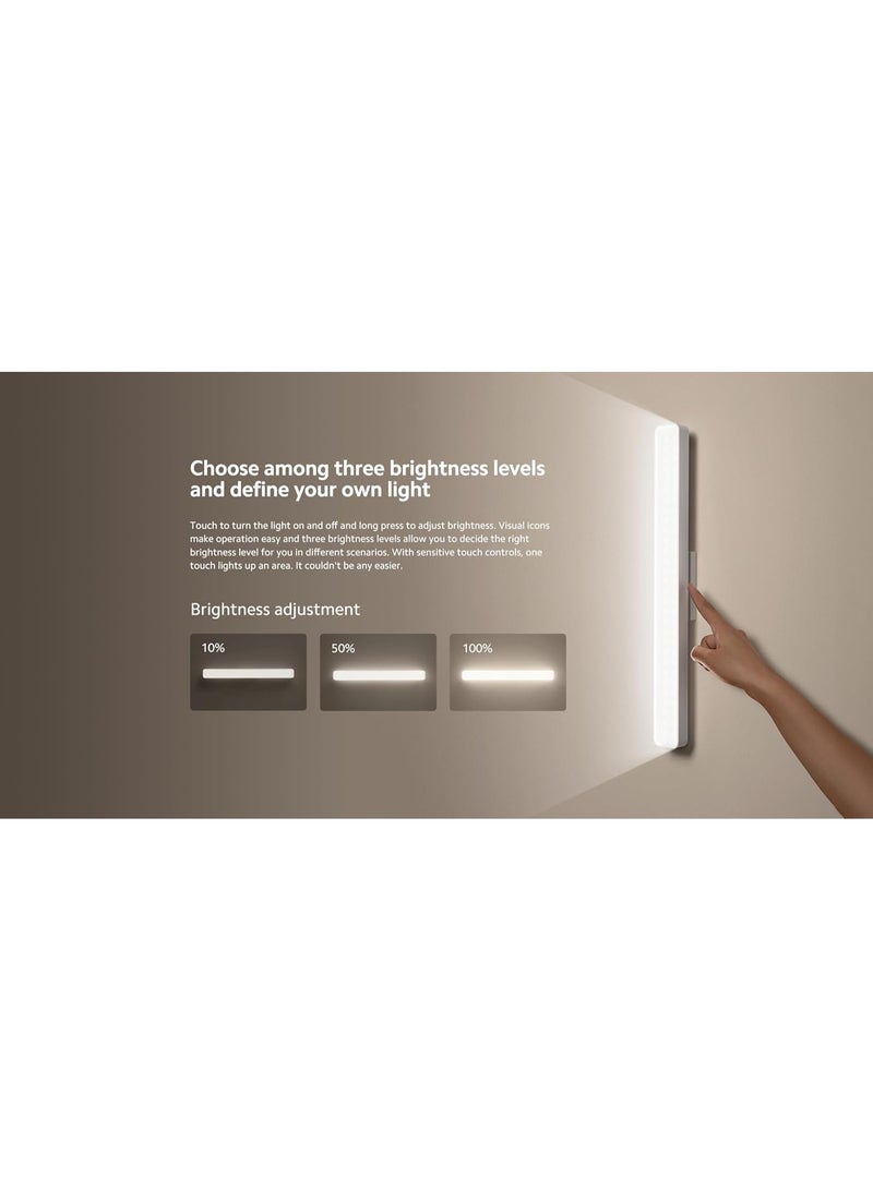 Xiaomi Magnetic Reading Desk Lamp – Touch Control, 3 Brightness Levels, USB Rechargeable, 3M Adhesive Mount, Eye-Caring LED Light, Wireless, Wall-Mountable – Ideal for Study, Bedside, Office - Image 3