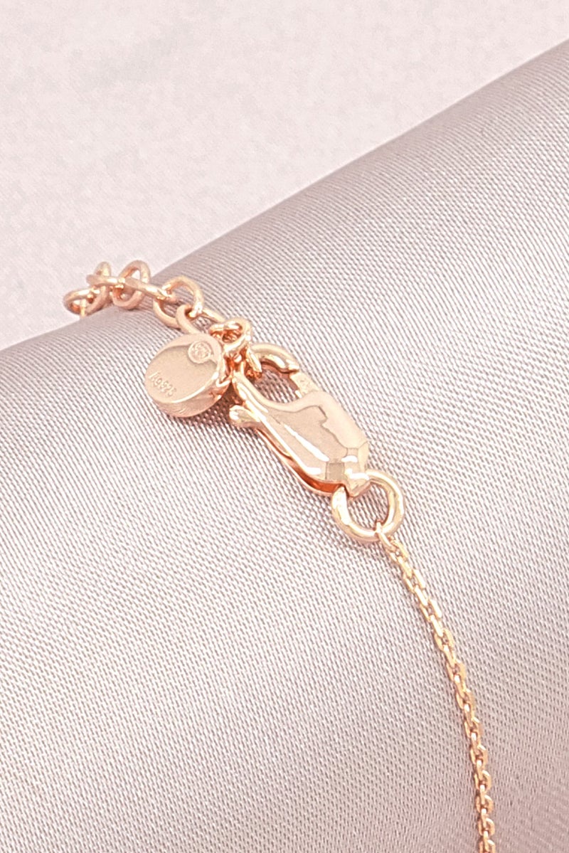 EMPORIO ARMANI Women EG3541221 Sterling Silver Pendant Necklace, Rose Gold - Image 3
