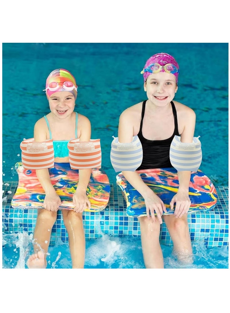 Inflatable Swim Arm Band, Floater Sleeves Swimming Arm Rings for Kids Toddlers and Adults(4Pcs) - Image 4