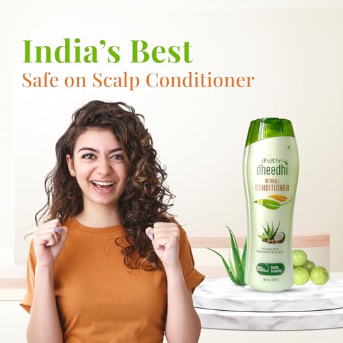 Dhathri Dheedhi Herbal Hair Conditioner, Hair Conditioner For Dry Frizzy Hair, Safe On The Scalp Conditioner, Leave in Conditioner that Moisturizes Hair Strands, 200ml - Image 2