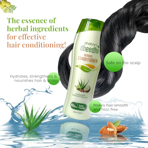 Dhathri Dheedhi Herbal Hair Conditioner, Hair Conditioner For Dry Frizzy Hair, Safe On The Scalp Conditioner, Leave in Conditioner that Moisturizes Hair Strands, 200ml - Image 3