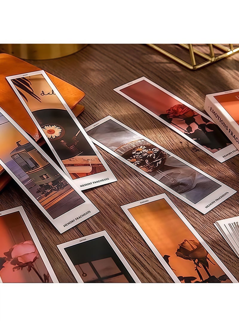 30PCS Vintage Mood Scene Theme Paper Bookmarks for Book Lovers, Boxed Bookmarks Set (Daily Mood) - Image 3