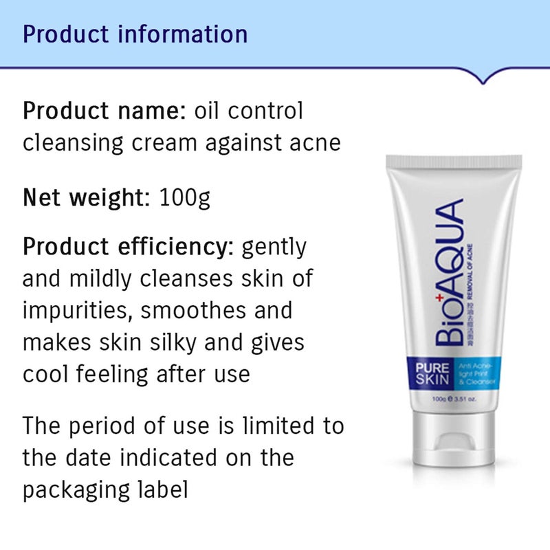 BIOAQUA Face Skin Care Acne Anti-Wrinkle Removal Cream Spots Scar Blemish Marks 100g - Image 4