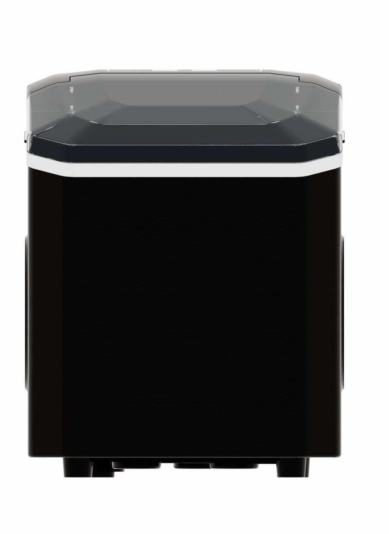 JoyousSto - Bullet Ice Cube Maker 12kg/24 Hrs Ice Making Capacity with 9pcs Ice in 8 Minutes Per Cycle|1.3 L Water Container Capacity with LED Indicator 1.3 L 110 W Black - Image 1