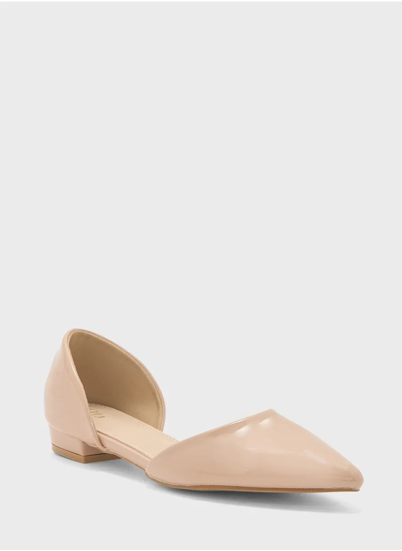 ايلا Patent Pointed Ballerina Flat