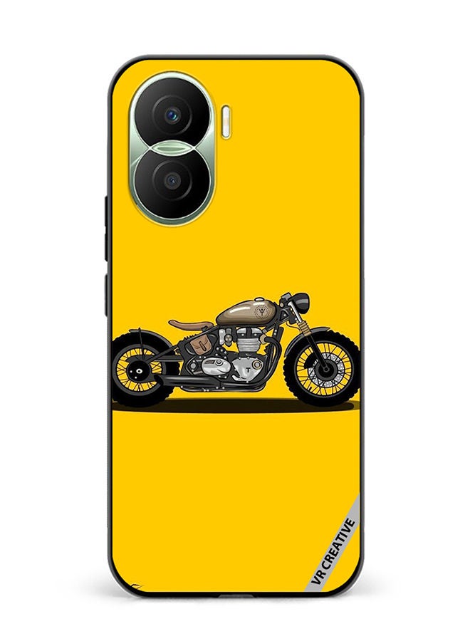 VR CREATIVE Protective Case Cover For Honor Play7T Pro Bike Design Multicolour - Image 1