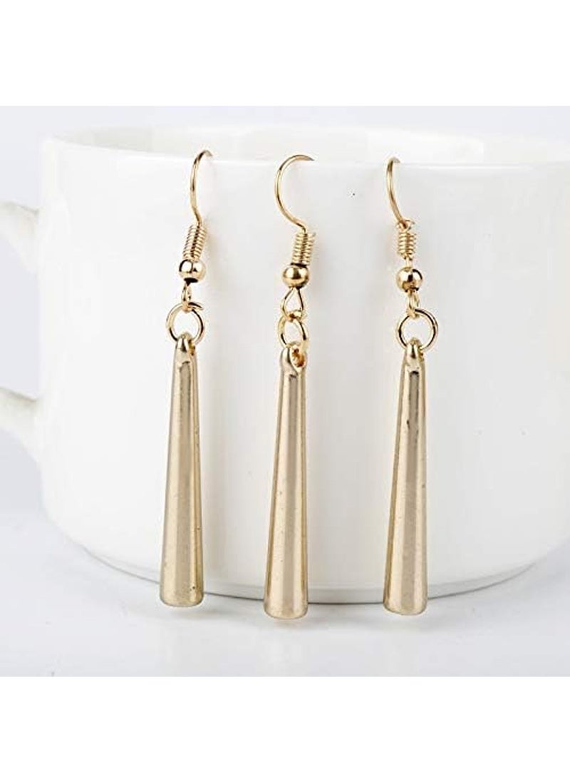 Generic One Piece Zoro Earrings Gold Clip On Anime Earrings Cosplay Earrings  - Image 2