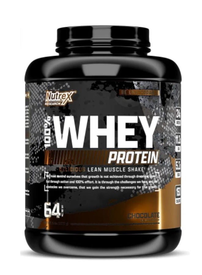 Nutrex Research 100% Whey, Chocolate, 5 LB
