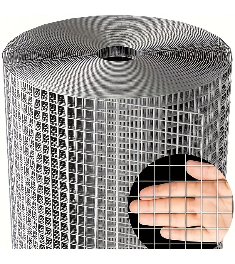 Galvanized Welded Hardware Fabric 1.97x20ft Chicken Wire for Garden Pest Prevention - Image 1