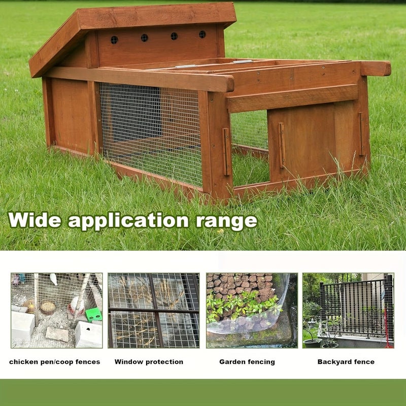 Galvanized Welded Hardware Fabric 1.97x20ft Chicken Wire for Garden Pest Prevention - Image 2
