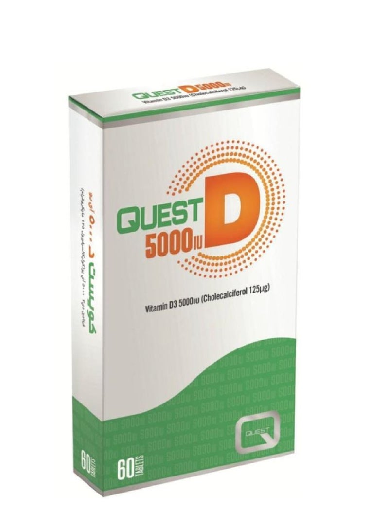 Quest D 5000iu Tab 60's