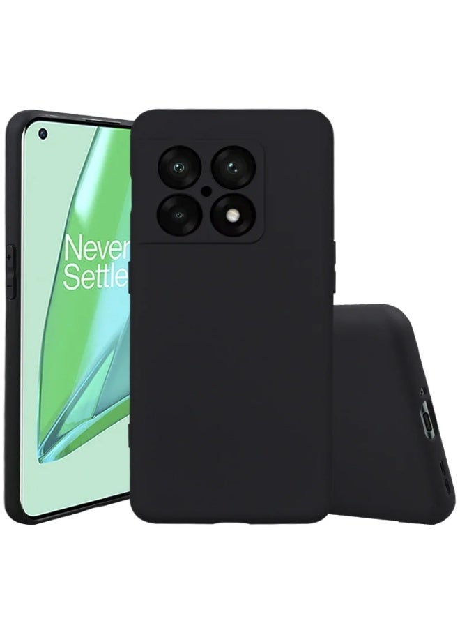Protective  Cover For OnePlus N100 , Slim Fit Soft Back TPU Case Flexible Silicone Cover Compatible For OnePlus N100 - Black