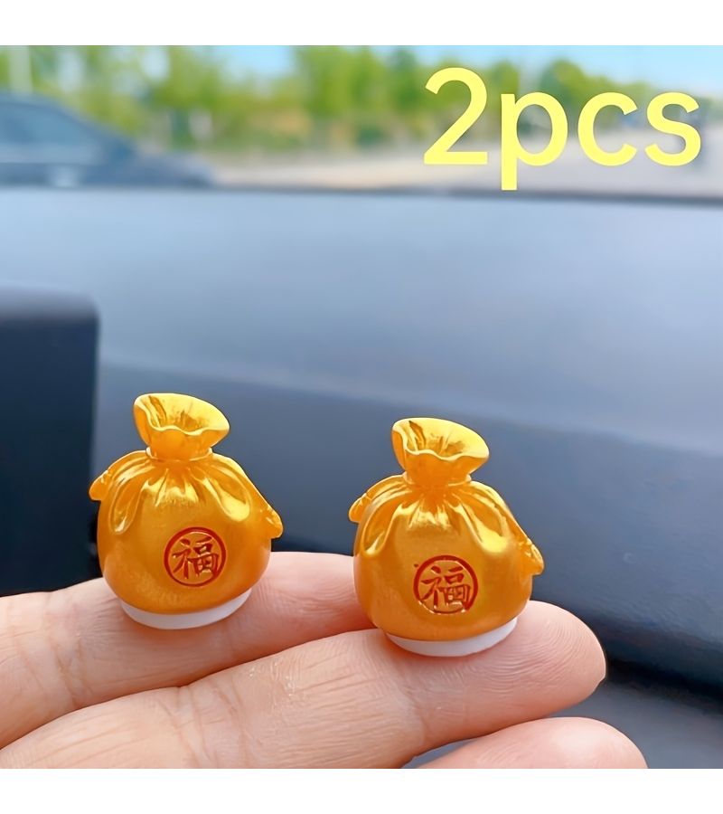Pink 2Pcs Driving Alignment Aid Balls with Base Stickers Easy Install - Image 4