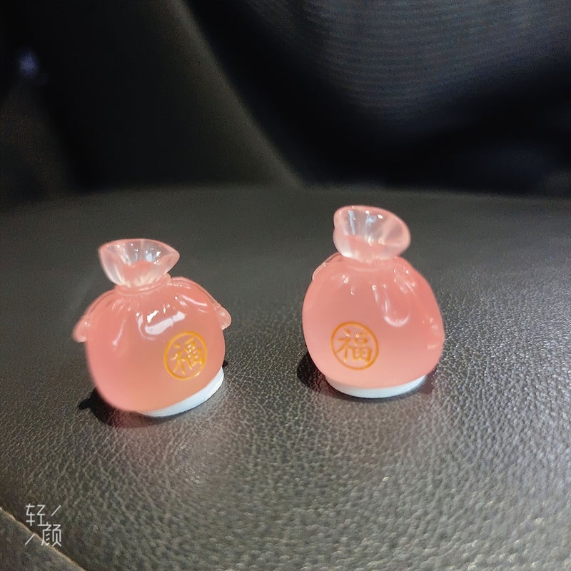 Pink 2Pcs Driving Alignment Aid Balls with Base Stickers Easy Install - Image 5