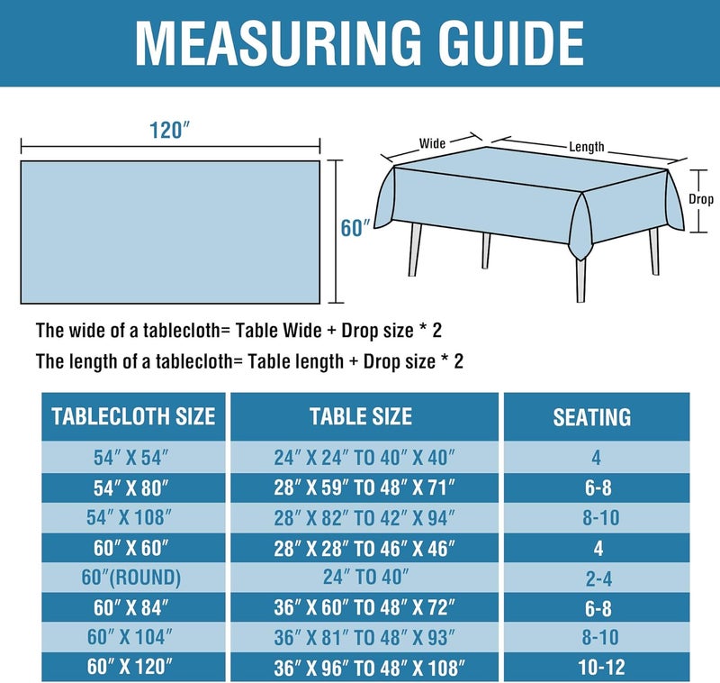 Linen Textured Table Cloth - 60 x 120 Inch, Spill-Proof Waterproof Table Cover, Ivory - Image 5