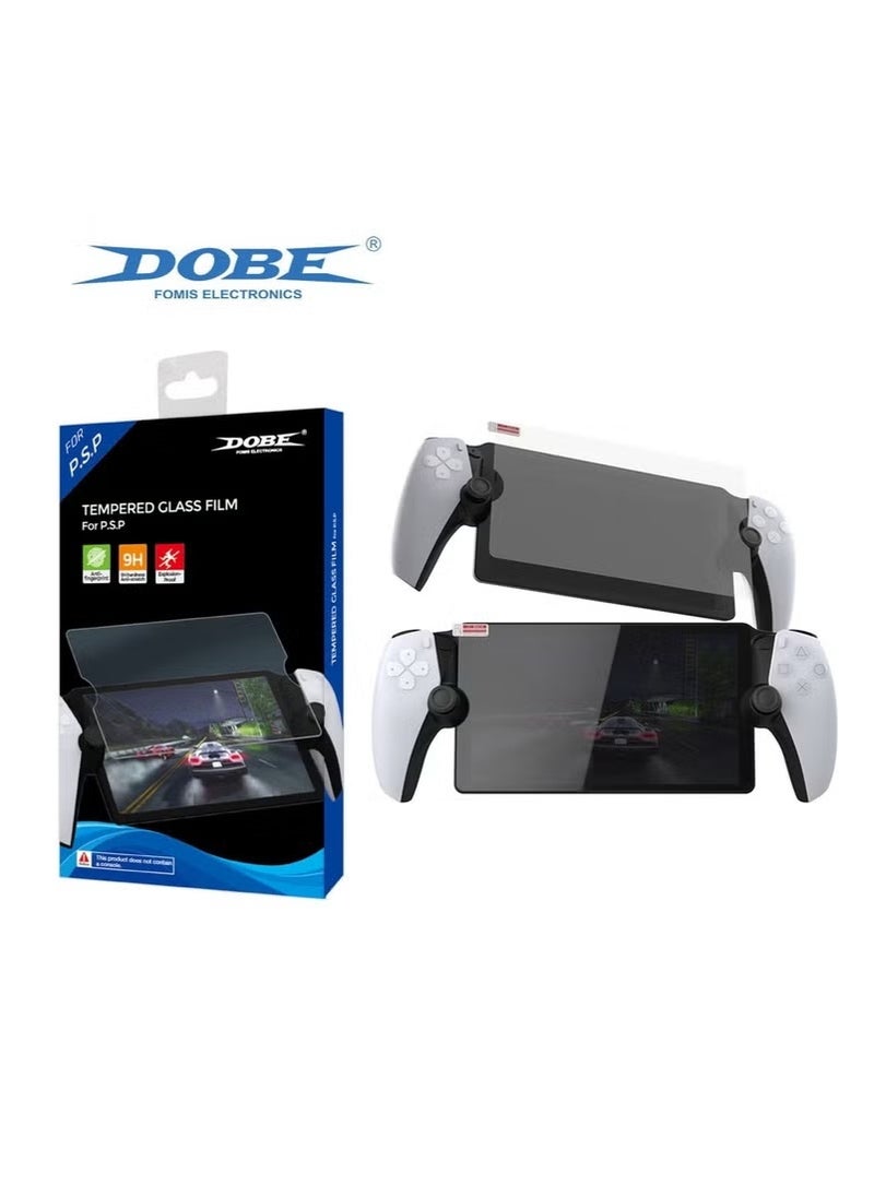 DOBE 2-Pack PS5 Portal HD Tempered Glass Screen Protector - Anti-Scratch & Anti-Fingerprint for PlayStation®5 Remote Player (AR Coating Enhanced Clarity)  - Image 5