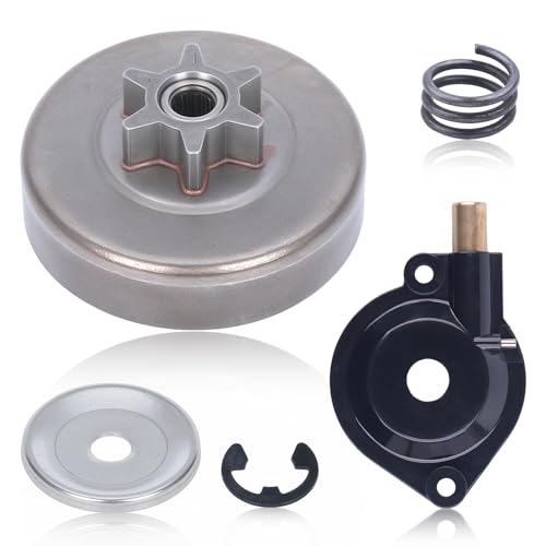 Hyceker 530057905 Spur Sprocket Clutch Drum for Poulan Pro PP4218A P3314 P3416 P3516PR PP3516AVX P3816 P4018WT PP4218AVX 4218AVX Chainsaw Sprocket 386T 501628301 with Oil Pump Assy Worm Gear Parts - Image 1