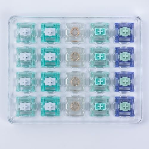 Gateron Magnetic Keyboard Switches Tester - Jade Max Pro Genty Gaming Switches for Magnetic Gaming Keyboard (20PCS) - Image 1