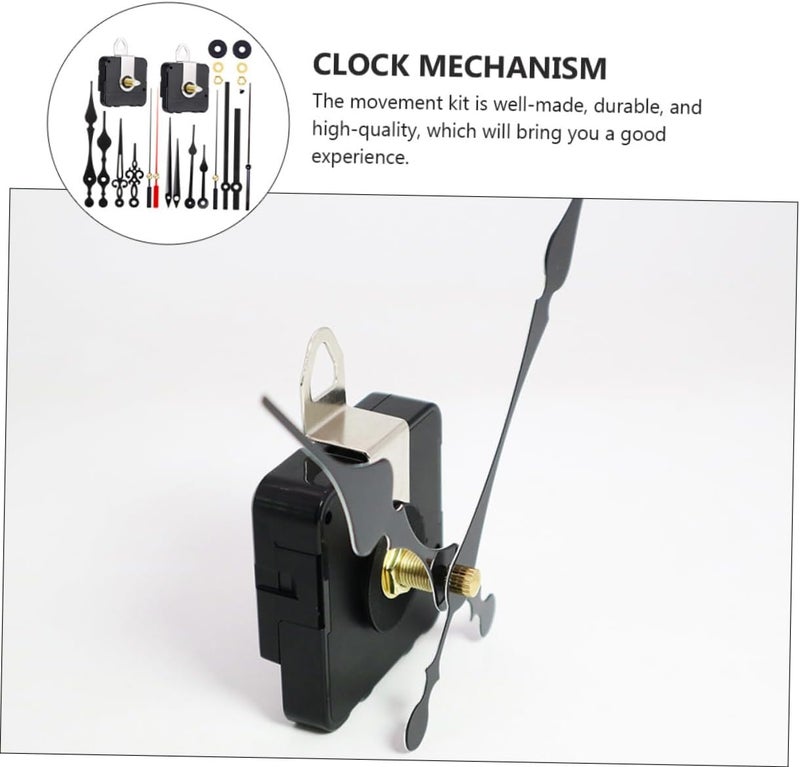 Gadpiparty DIY Clock Movement Kit with Quartz Mechanisms Clock Hands Lightweight and Easy to Install for Home Decor and Repair Projects - Image 5