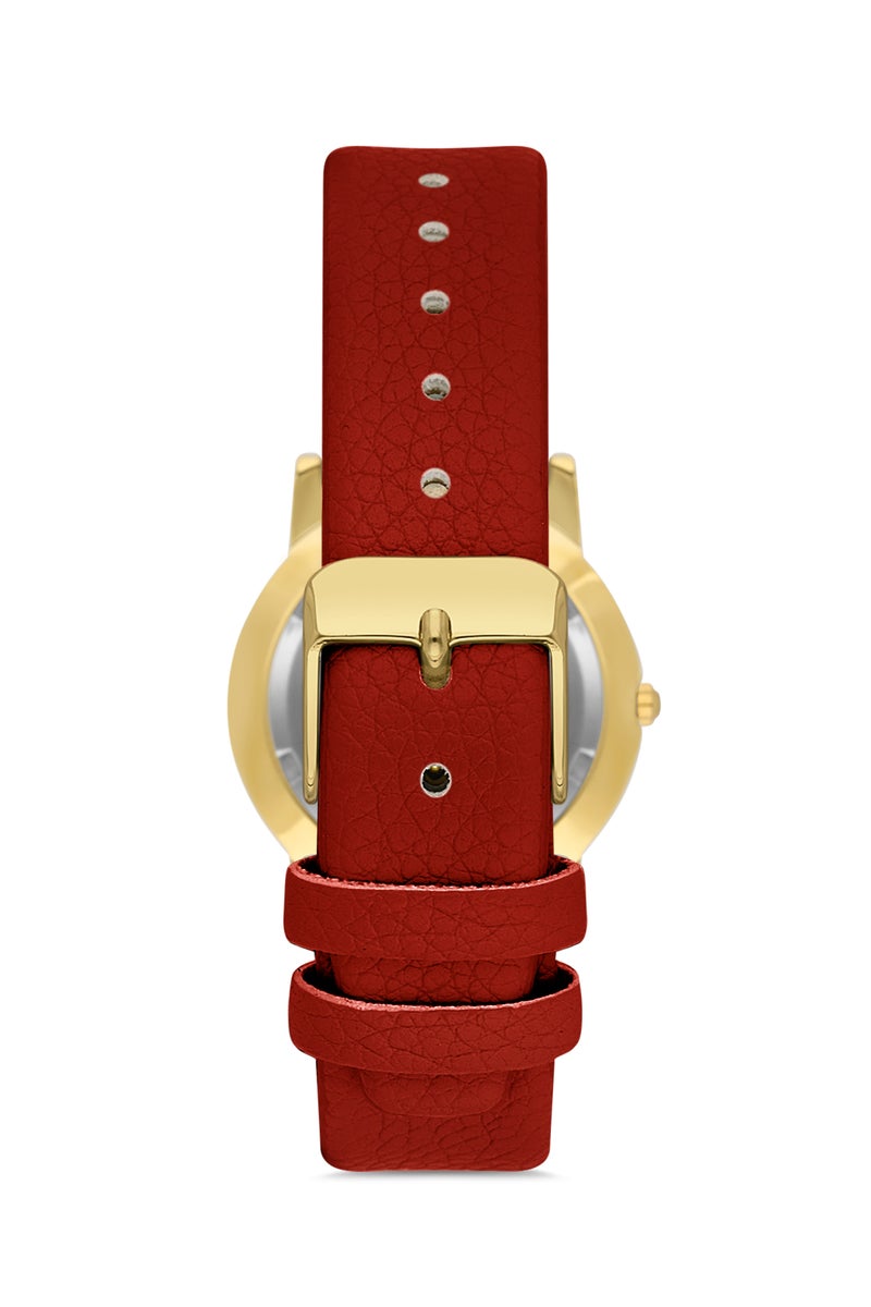 OMAX Women’s Wrist-Watch | Analog | Leather Strap | Elegant Design - Image 3