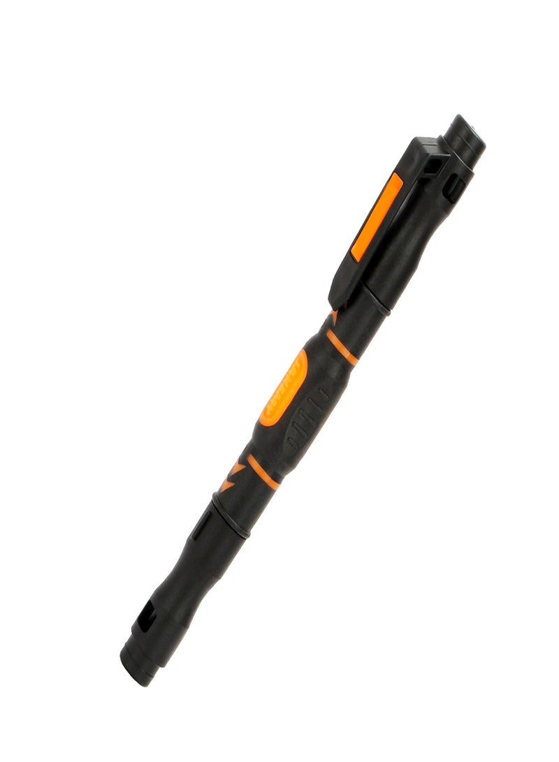 JAKEMY 3 in 1 Portable Double-head Bits Screwdriver Pen with Magnetic Two Way Slotted and Phillips Bits Screw-driver Bits Screw Driver DIY Repair Tool Kit Maintenance for Glasses Watch Small - Image 1