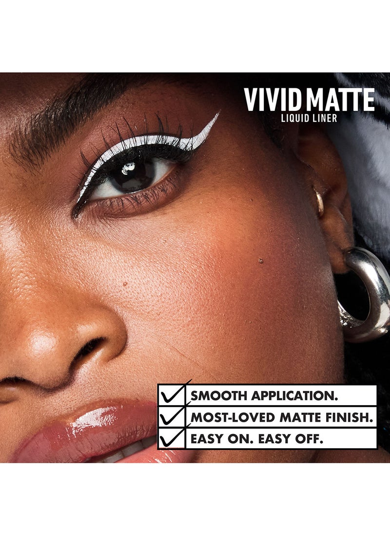 NYX PROFESSIONAL MAKEUP - قلم تحديد سائل Vivid Matte - أسود - Image 1