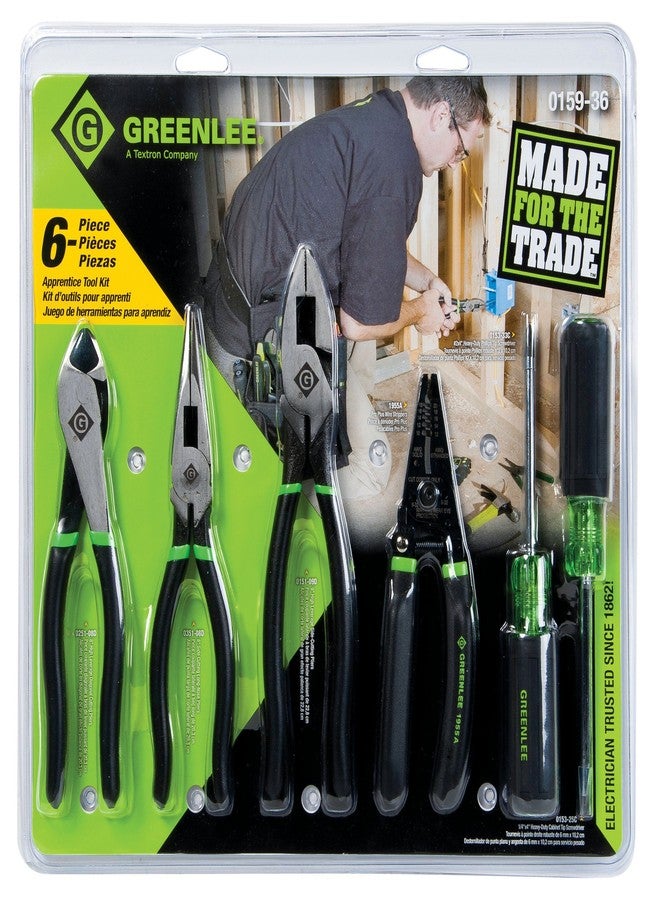 Greenlee 0159-36 Hand Tool Kit, Six Piece - Image 2