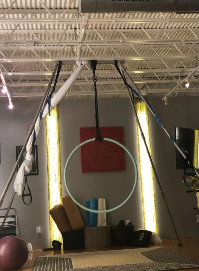 Runner Deer Black Spanset 5ft 2-Pack Polyester Round Sling 2,600 lb. Vertical Capacity, Lifting Strap Aerial Hoop Lyra Rig Stage Light Video (Puple -Vertical Capacity 2,600 lbs, 5FT) - Image 4