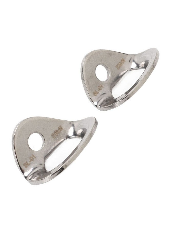 Uxsiya 2PCS Climbing Bolts Hanger 316 Stainless Steel Rock Climbing Hanger Large Bearing Capacity Anchor for Carving Aerial Work - Image 1
