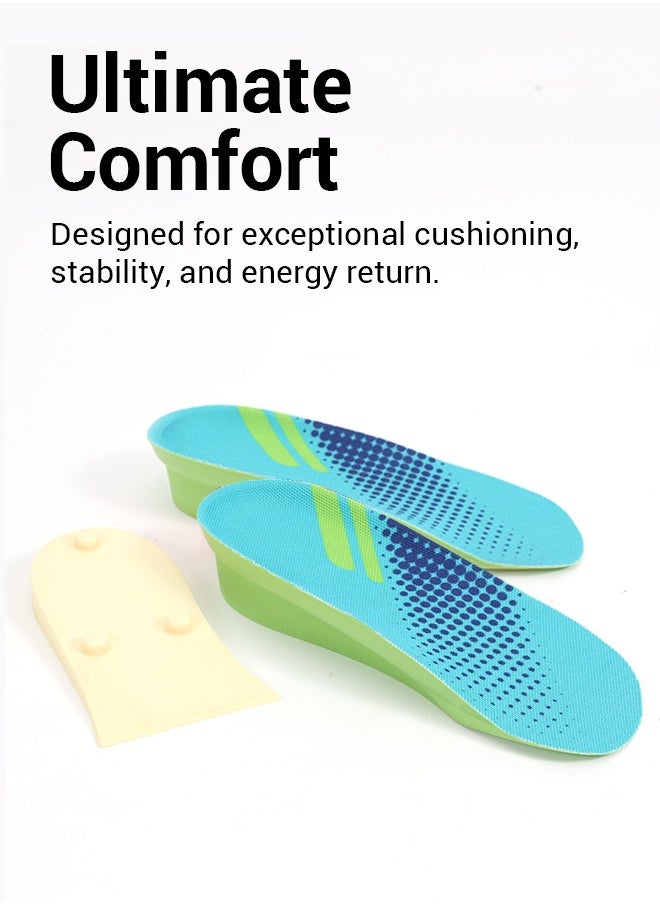 Generic - Arch Support, Shock Absorption & Posture Alignment – Adjustable Orthopedic Insoles for Height Boost (2.5–5.5CM) - Image 1