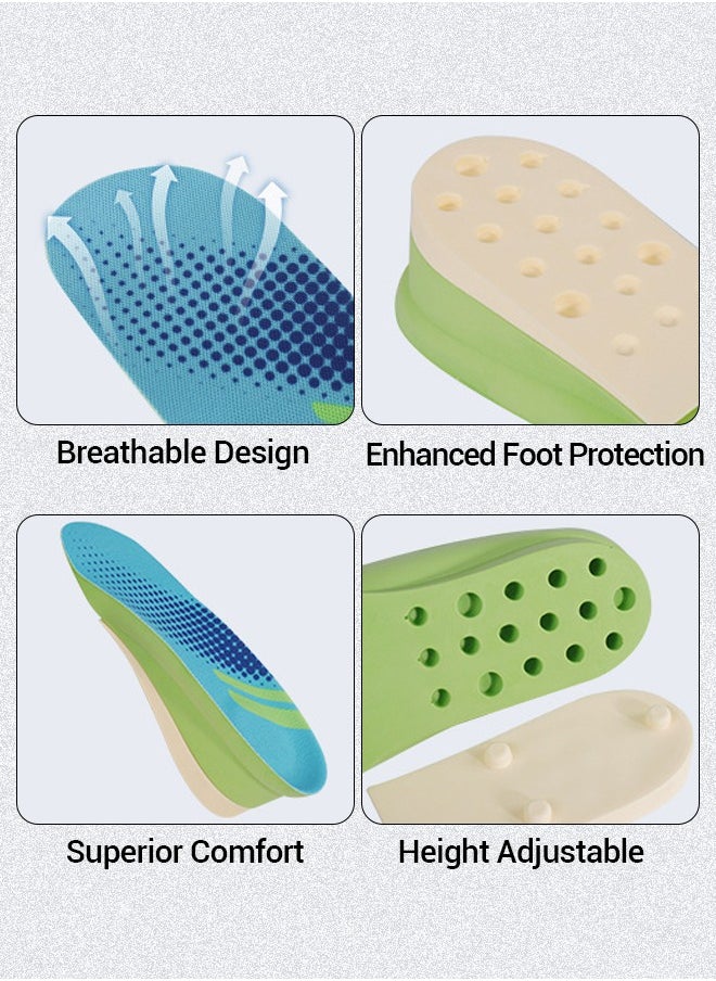 Generic - Arch Support, Shock Absorption & Posture Alignment – Adjustable Orthopedic Insoles for Height Boost (2.5–5.5CM) - Image 1