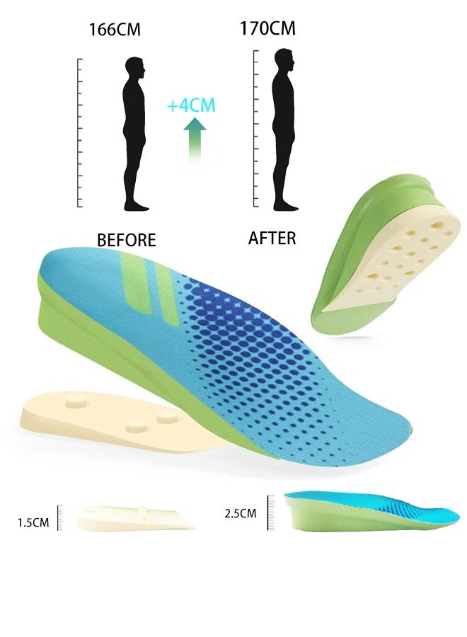 Generic Adjustable Orthopedic Insoles for Height Increase (2.5–4CM) – Arch Support, Shock Absorption & Posture Correction  - Image 2