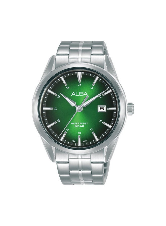 ألبا ساعة يد من  الفولاذ المقاوم للصدأ بعقارب AS9N83X1