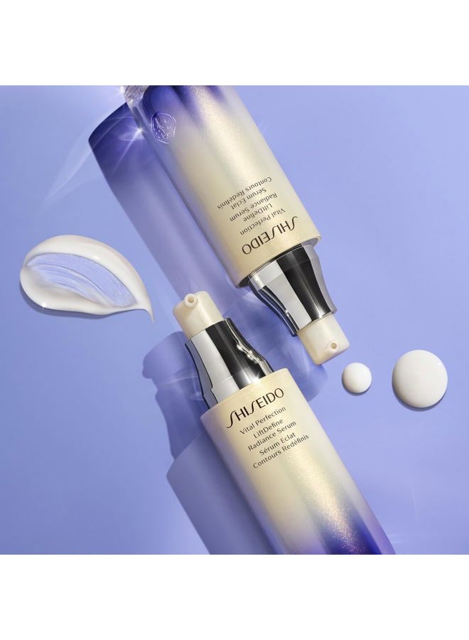 Shiseido Vital Perfection LiftDefine Radiance Serum - Lifting & Firming Face Serum - Visibly Improves Dullness & Loss of Firmness - Image 4