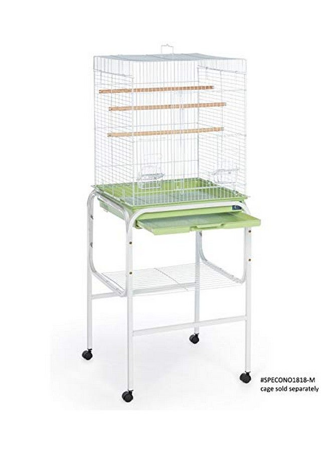 Prevue Pet Products Prevue Pet Products Bird Cage Stand with Shelf, White  - Image 2