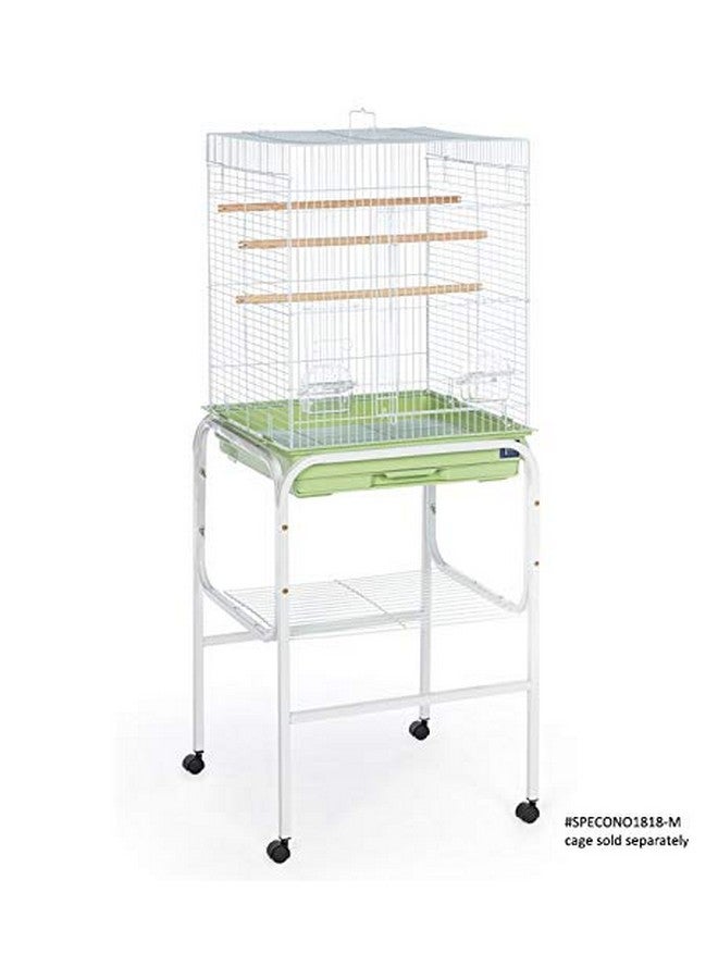 Prevue Pet Products Prevue Pet Products Bird Cage Stand with Shelf, White  - Image 5
