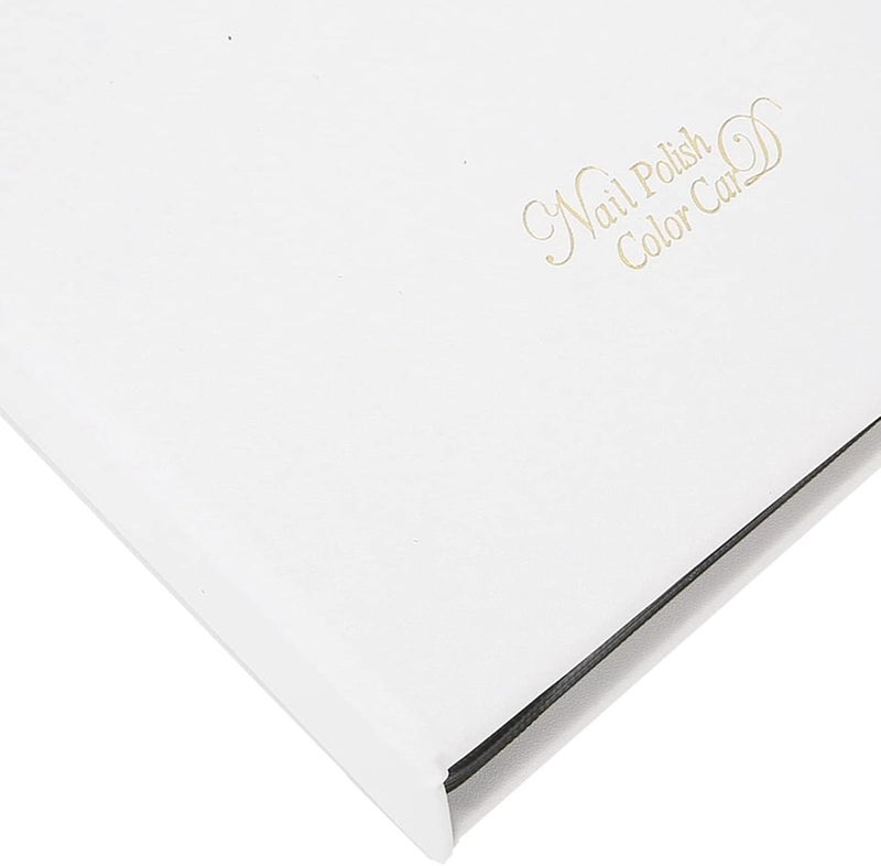 Nail Sticker Collection Album, Nail Decals Storage Book, 30 - Page Kraft Paper Display Holder with Hot Glue Seal for Salon and Home Use, Holds 120 Sheets (White) - Image 4