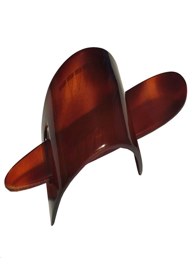 Parcelona French Arch Medium Tortoise Shell Hair Slider Pin Thru Bun Cover Cap Ponytail Holder Hair Updo with Stick - Image 1