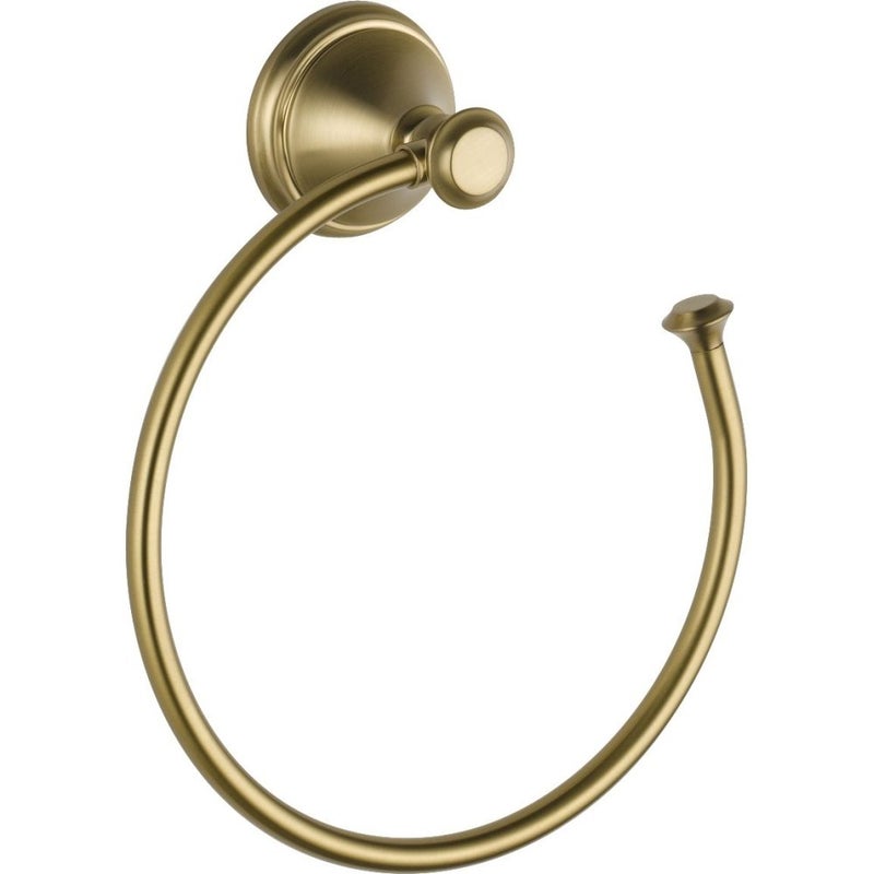 Delta Faucet 79746-CZ Cassidy Towel Ring  2.63 x 7 x 2.63 Inches  Champagne Bronze - Image 1