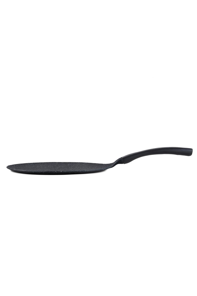SONEX Non-Stick Aluminum Flat Tawa Pan – Marble Coating, 30 cm, Anti-Slip Handle  - Image 3