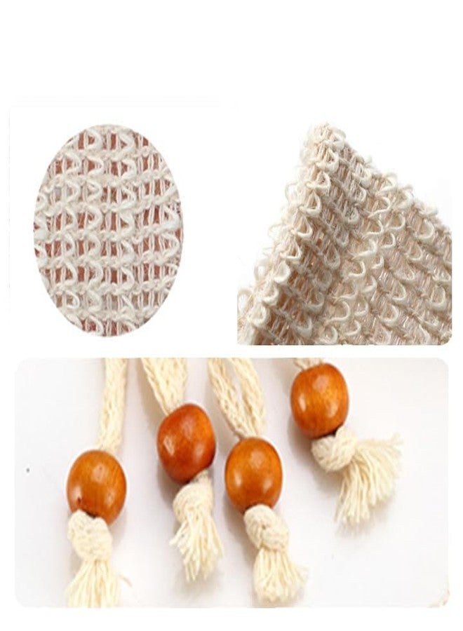 Sopurrrdy 60 Pcs Natural Sisal Soap Saver Bag for Soap Bar Organic Soap Pouch for Exfoliating Lathers and Air Dry Soap Bar Shower Soap Saver Bag - Image 3