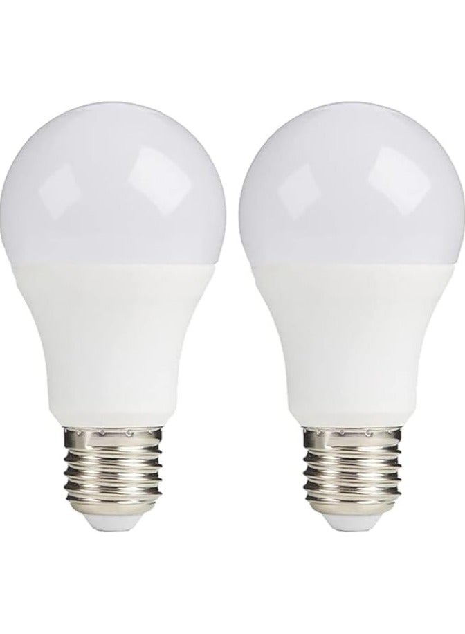 LED bulb 9 watts - E27 screw bulb - saving on all home lighting uses - (white light) (2), 9.0 watts - Image 1
