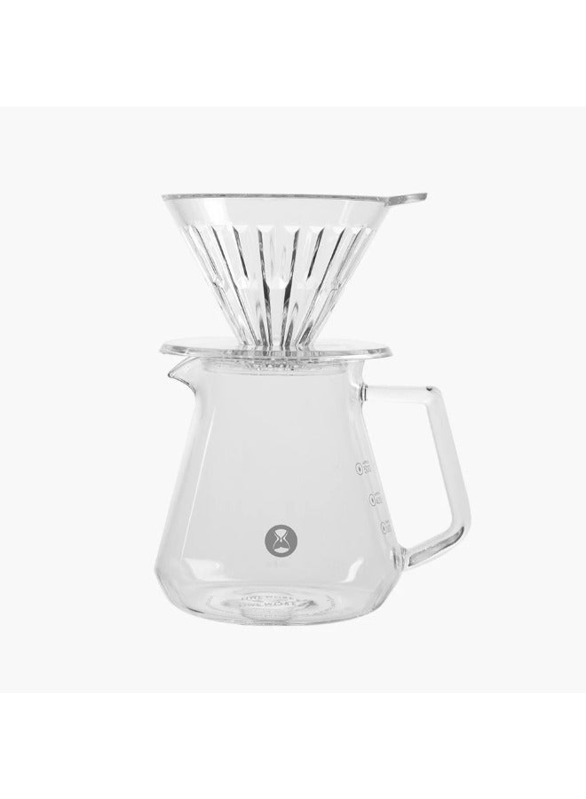 TIMEMORE Drip Set v60, A Coffee Machine Consisting Of A Funnel And a Glass Server 02