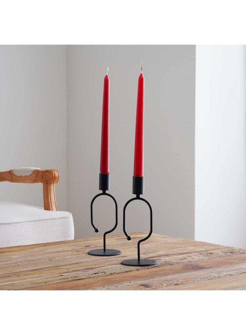 Pan Home Indulgence Blackberry Cinnamon 4 -Piece Taper Candle Dia2X24cm - 6 Hrs - Image 1