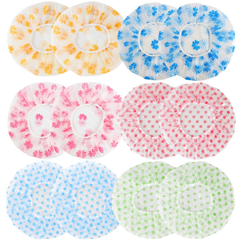 Thickened Shower Cap Women Waterproof Bath Household Shower Dry Hair Cap Quick Universal Disposable Peva Factory - Image 2
