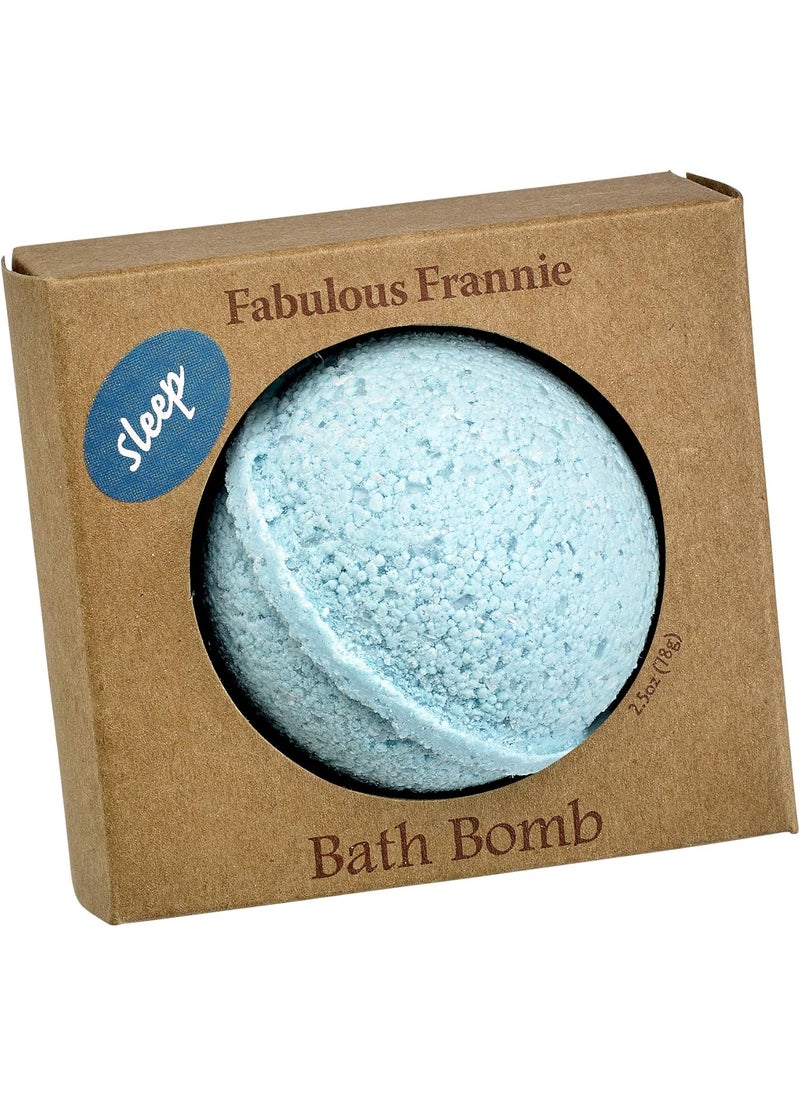 Fabulous frannie - Fabulous Frannie Sleep Natural, Handmade Bath Bomb Set, Rich in Essential Oil, Mineral Salt, Coconut Oil, Witch Hazel, Fizzies to Moisturize Skin 2.5oz (Pack of 1) - Image 1
