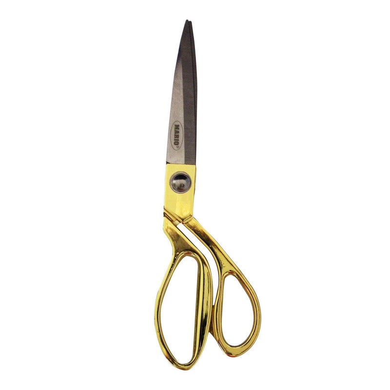 Mario Scissors for Sewing-Tailoring 8 inches - Gold Sharp Cloth Cutting Scissors, Comfortable Grip, Easy to Handel - Stainless Steel Blade Scissors - MS 36 - Image 1