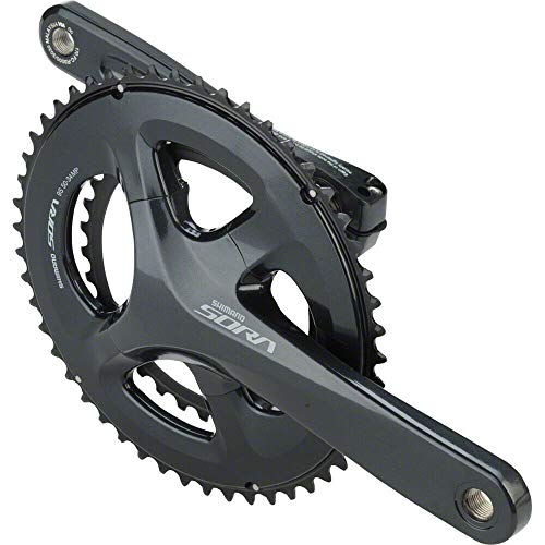 SHIMANO مجموعة تروس شيمانو سورا FC-R3000 - 170 مم، 9 سرعات، 50/34t، 110 BCD غير متماثل، واجهة عمود هولوتيك II، رمادي - Image 2