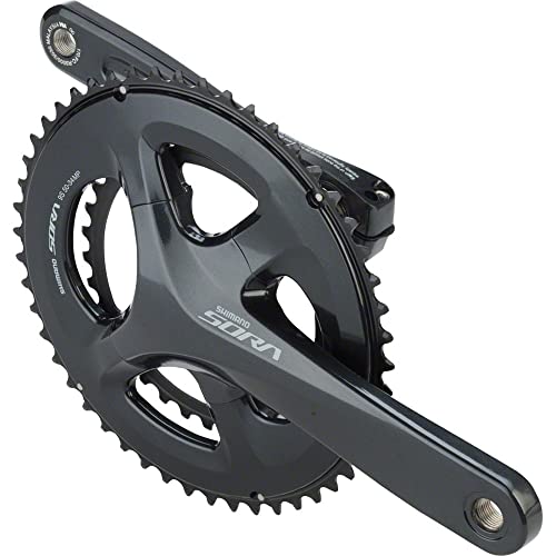 SHIMANO مجموعة تروس شيمانو سورا FC-R3000 - 170 مم، 9 سرعات، 50/34t، 110 BCD غير متماثل، واجهة عمود هولوتيك II، رمادي - Image 4