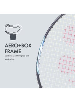 Yonex Astrox Lite 27i Graphite Strung Badminton Racket with Full Racket Cover (Blue) | For Intermediate Players | 77 grams | Maximum String Tension - 30lbs  - Image 5